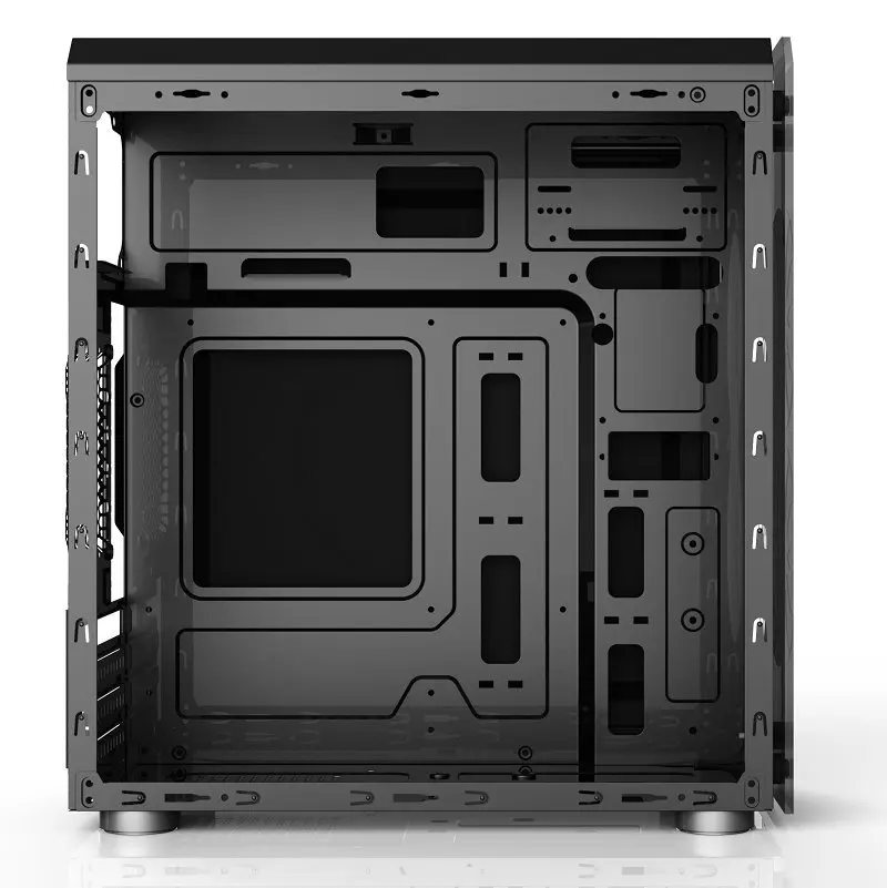 386x180x386 мм мини ATX игровой компьютер PC корпус материнская рама полнобоковое прозрачное закаленное стекло RGB водяное охлаждение шасси