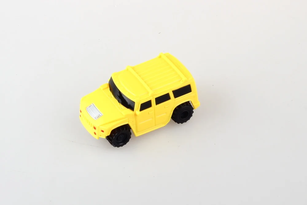 Yellow jeep Индуктивный Танк модель автомобиля магический трек игрушки следующие по линии вы рисуете мини-автомобиль развития интеллекта детские игрушки FSWOB - Цвет: Yellow jeep