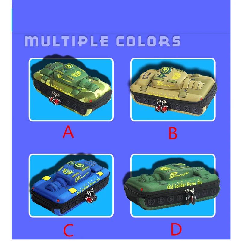 Крутой Камуфляжный пенал Автомобильный дизайн игрушки для мальчиков