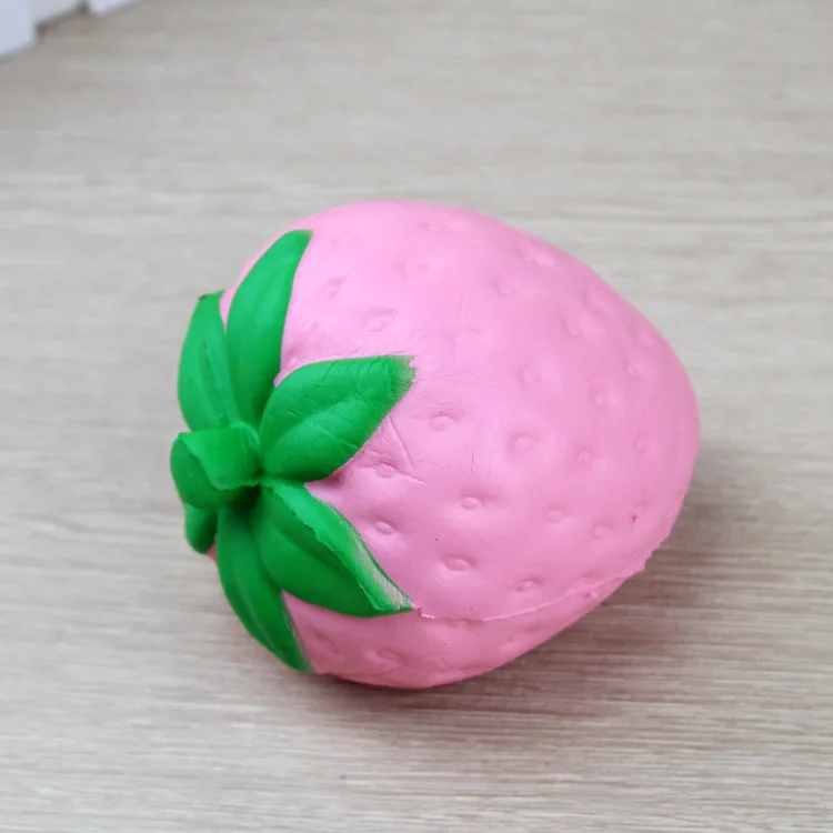 8cm Zhenwei мягкие игрушки медленно поднимающиеся Клубничные фрукты Джамбо телефон ремень Squishi сжимаются игрушки не звук украшения детский сад - Цвет: 8cm