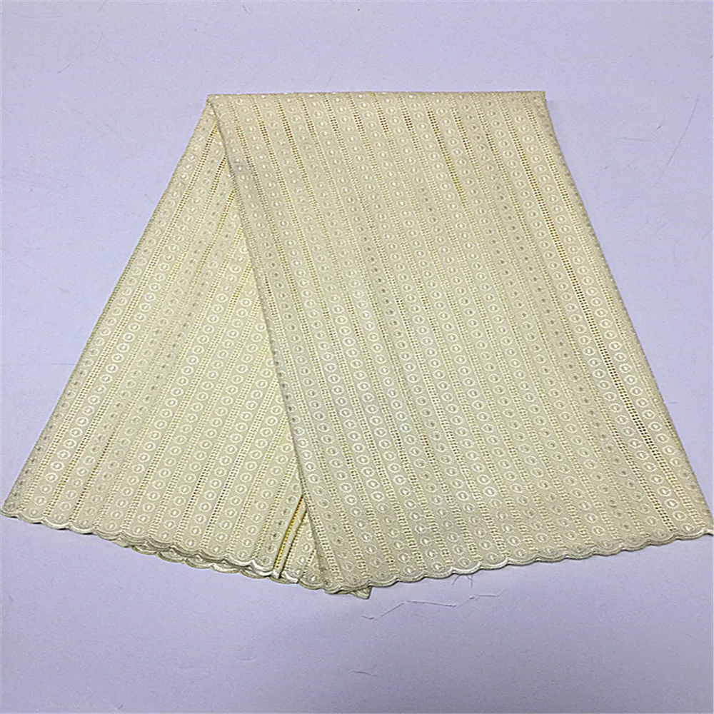 Aso Ebi платья нигерийская швейцарская вуаль кружева желтая африканская кружевная