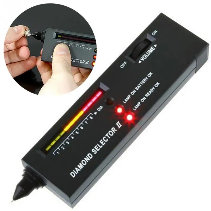 Тест теплопроводности er Алмазный тест подлинность Jade Алмазный тест твердости светодиодный аудио оборудование для идентификации ювелирных изделий