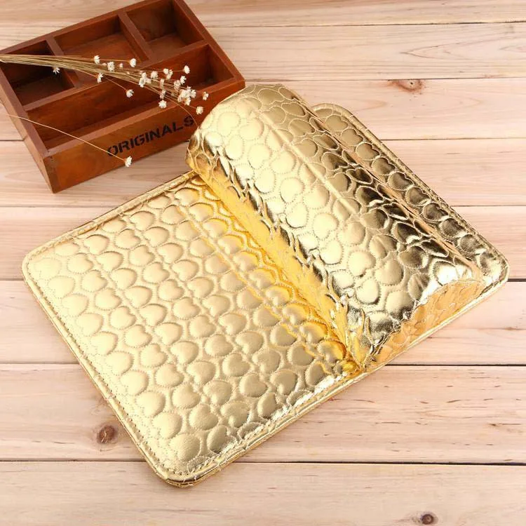 Полукруглая подушка для дизайна ногтей маникюра мягкая рук искусственная кожа