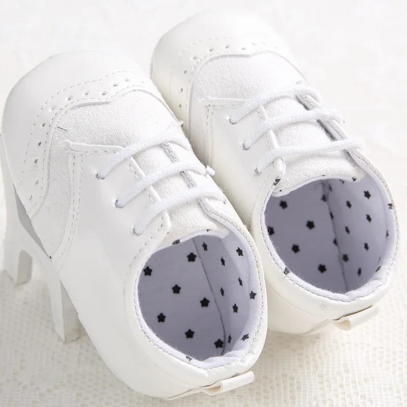 Новинка детская спортивная обувь из искусственной кожи модная для новорожденных