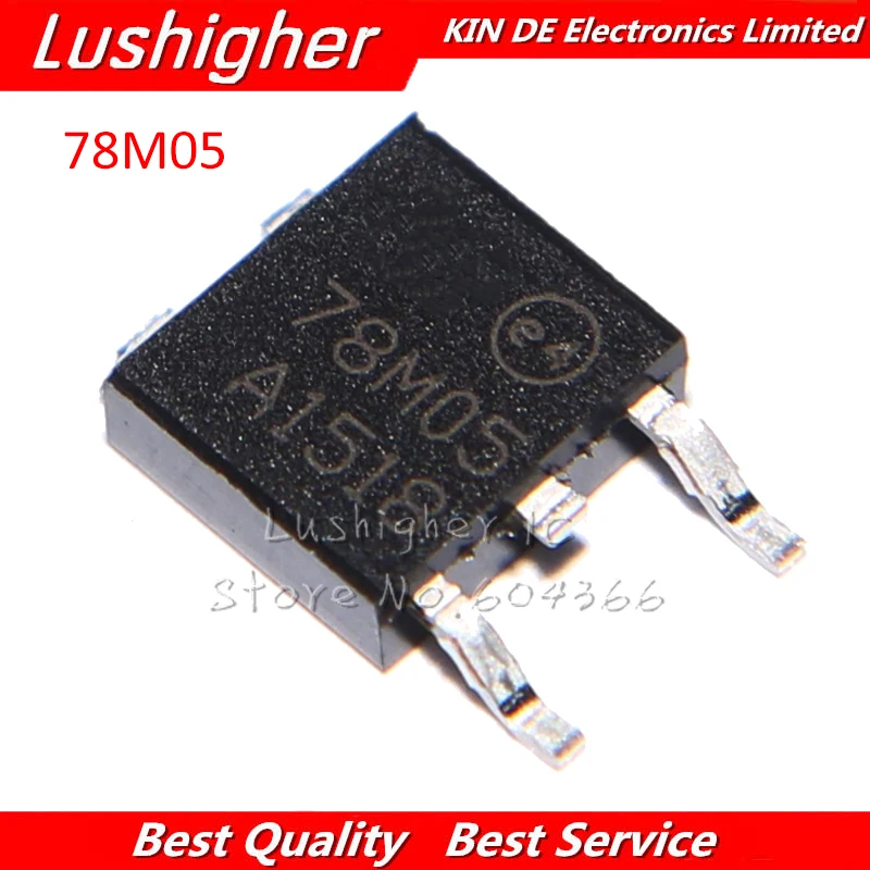 

10 шт. 78M05 L78M05CDT TO252 L78M05 TO-252 новый оригинальный