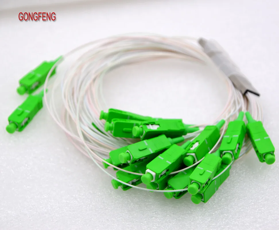 GONGFENG 2 шт. Новый волоконно оптический сплиттер разъем PLC 2:16 волоконный свиной