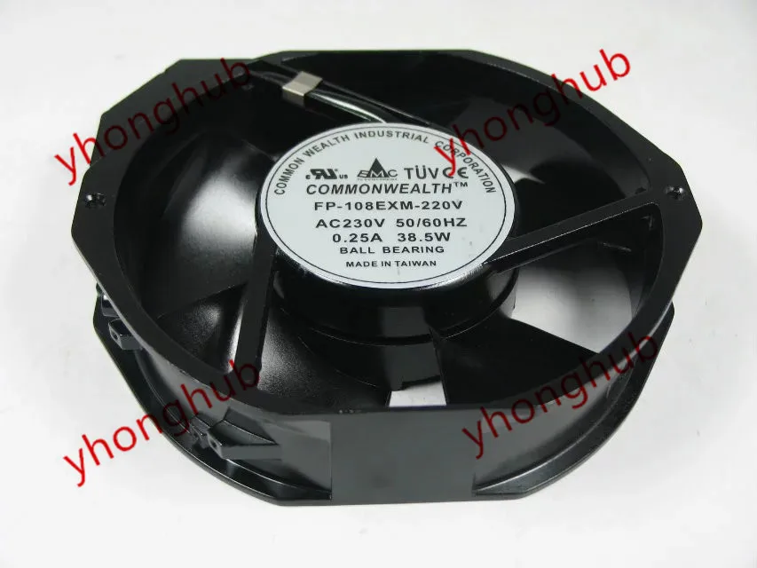 Серверный охлаждающий вентилятор Содружества FP 108EXM AC 230V 220V 38 5 W|round fan|server fan230v fan |