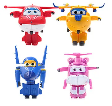 13 видов стилей Супер Крылья деформация самолет робот супер крыло Мини фигурки