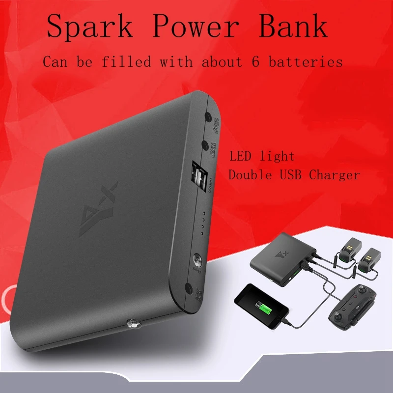 Портативный многофункциональный мобильный телефон Spark power Bank пульт