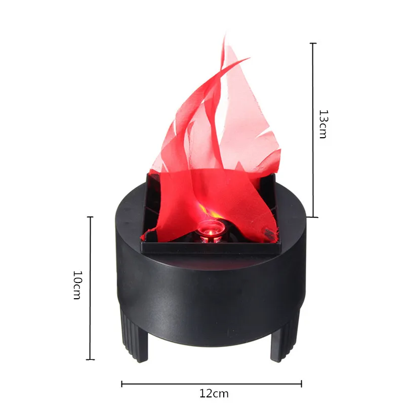 

Smuxi Halloween 3W Prop LED Fake Flame Lamp Torch Night Light Pot Festival Event Party Home Decor