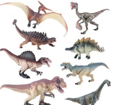 8 различных видов динозавров игрушки пластиковая игрушка динозавр модель набор и