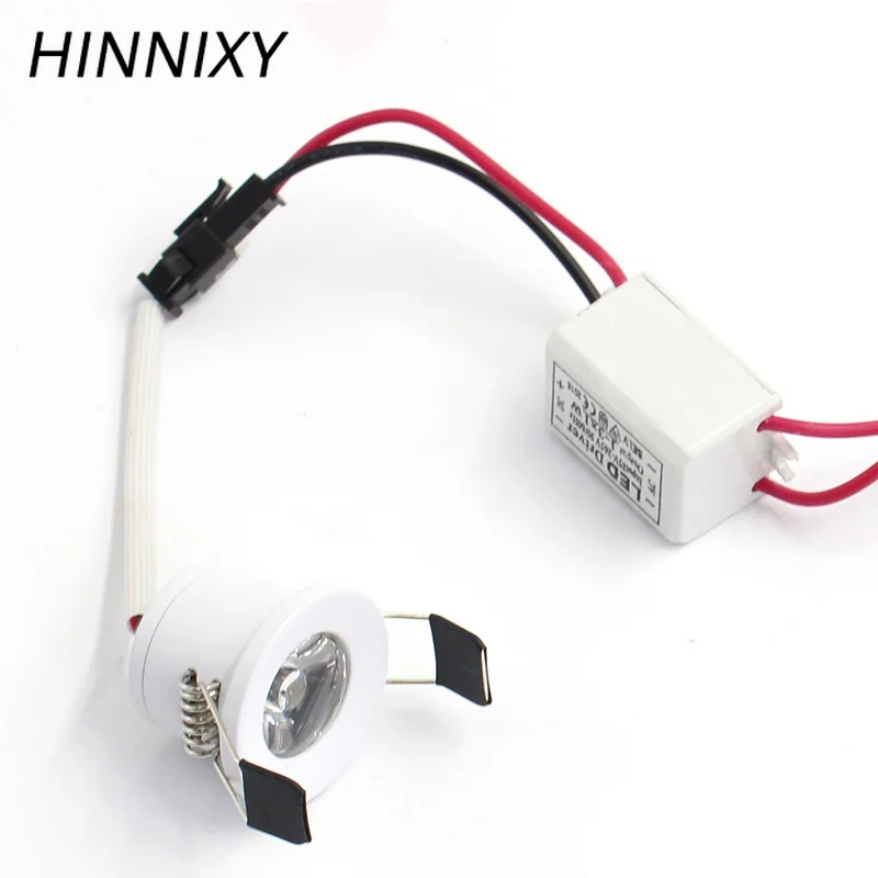 Hinnixy светодиодный мини светильник 27 мм с отверстием под шкафом белый точечный 1 5