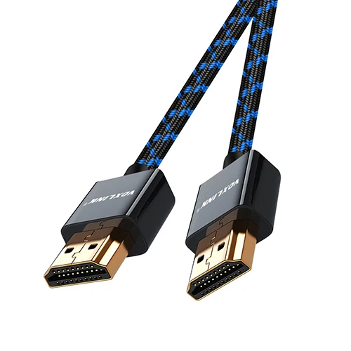 VOXLINK ULTRA HD HDMI кабель 4K* 2K 1080P 3D HDMI к HDMI кабель для BLURAY PS3 PS4 HDTV xbox 360 3 фута 6 футов 10 футов Плетеный HDMI шнур - Цвет: Черный