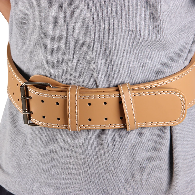 Новинка 2016 кожаный ремень для фитнеса и тяжелой атлетики мужской тренировок