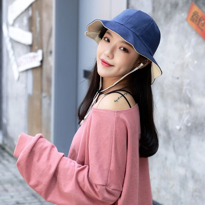 Панама женская льняная с широкими полями Повседневная пляжная шапка для отдыха