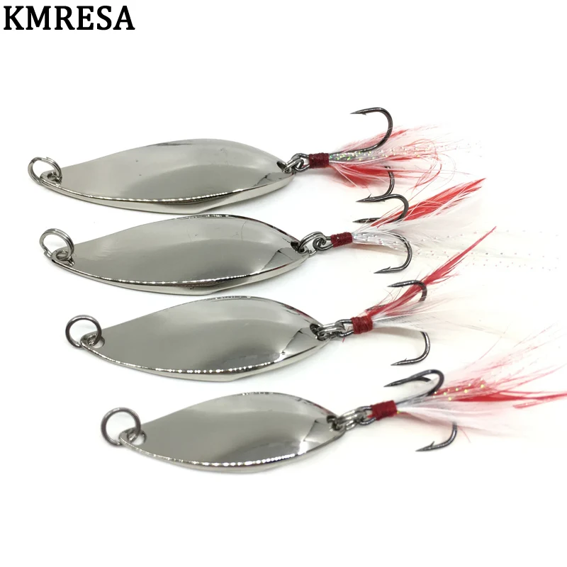 Фото Рыболовная блесна DD Spinner Ложка приманки, 5g, 10 г, 1, 5g, 20 г, Золотая/серебряная, жесткая, блестящая, шумовая, блестящая, металлическая №5