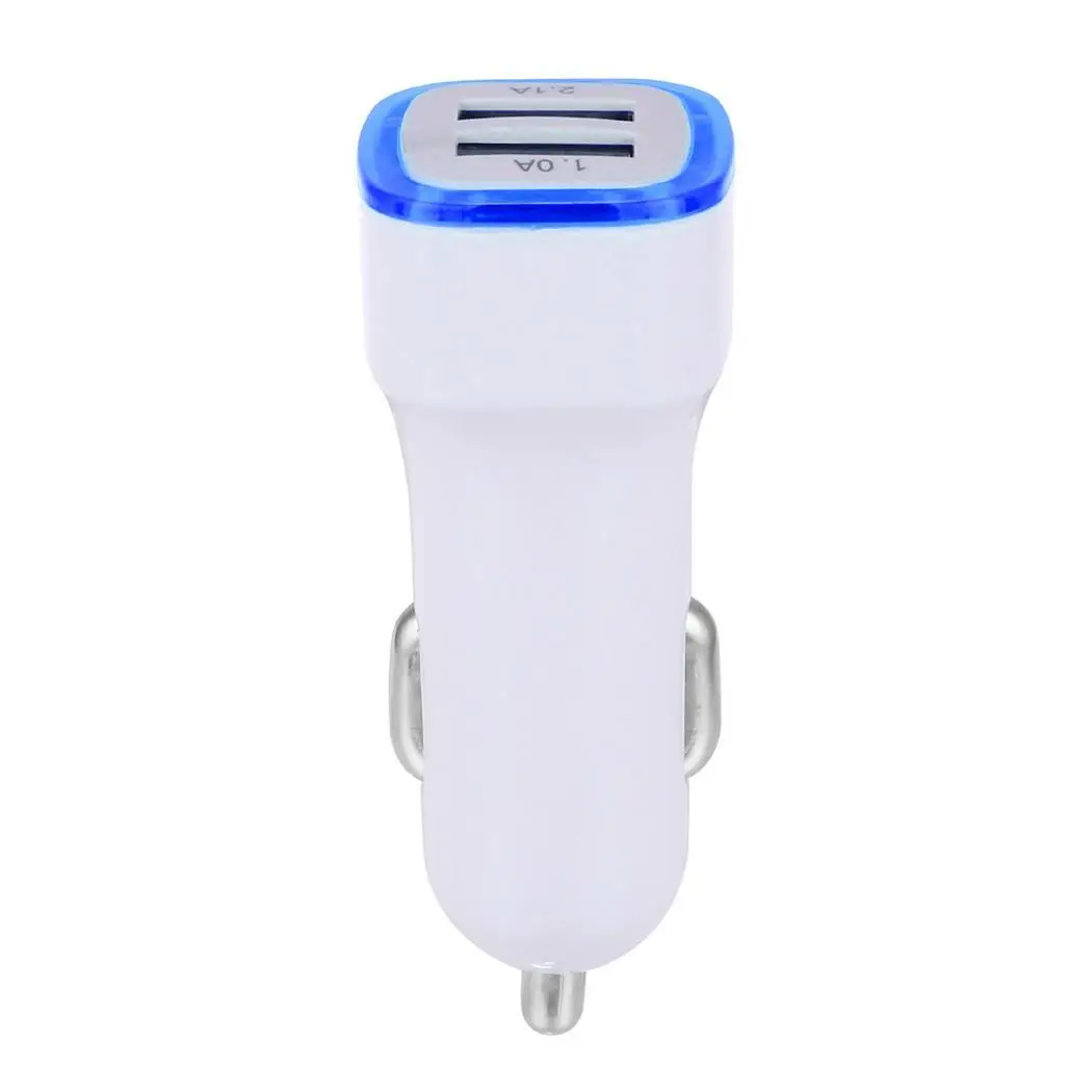 New 3.1A LED Double USB Multi-function Dual Adapter DC 5V 2.1A Socket Car 12V-24V Charger 1.0A | Автомобили и мотоциклы