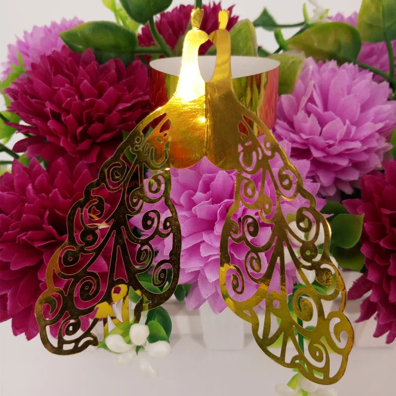 100 шт. декоративные кольца для салфеток с лазерной резкой|buckle holder|buckle decorationbuckle ring |