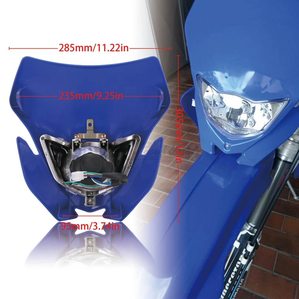Для Yamaha Honda WR 450 250 YZ TTR мотоциклетный внедорожный H4 фара Enduro Supermoto Мотокросс