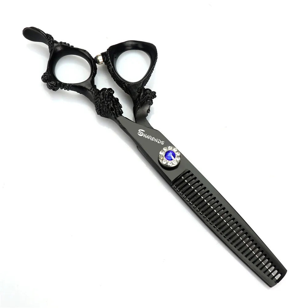6inch thinning Sharonds Ножницы Парикмахерские парикмахерские 5,5 6 дюймов ножницы Профессиональные ножницы парикмахерские принадлежности фиолетовый дракон makas - Цвет: 6inch thinning
