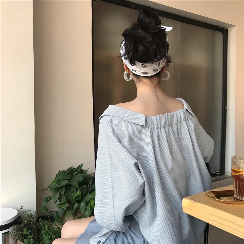 Женский комплект 2 шт. 2019 модный топ и плиссированная юбка комплекты блузка для