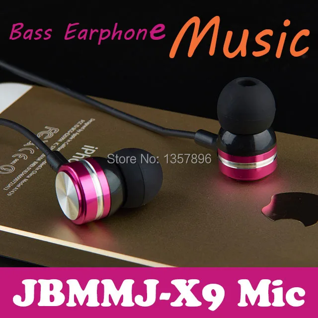 JBMMJ-X9 Ultimate edition наушники-вкладыши 3 5 мм стереонаушники с микрофоном металлическая