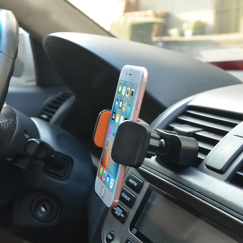 air vent cd slot 2in1 car mobile phone universal holder mount stand support for iphone x 7 xiaomi samsung cellphone accessories free global shipping