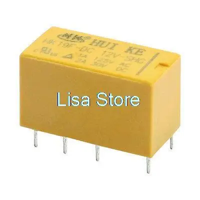5 шт. AC/DC 12V DPDT 8 контактный разъем в катушка установки Мощность реле HK19F-DC12V-SHG |