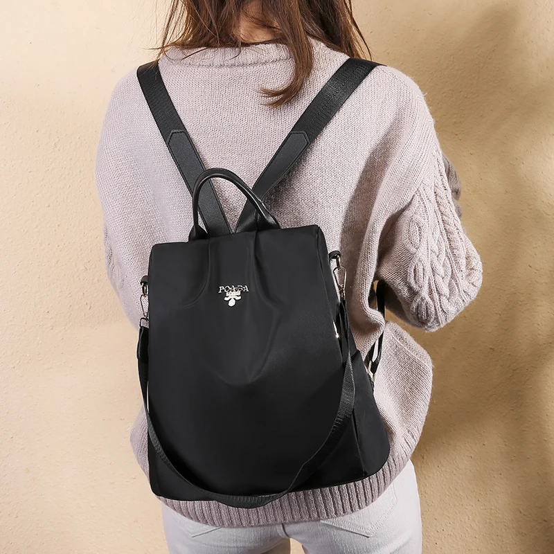 

8 Colors Women Oxford Backpacks Female Anti Theft Backpack 2019 Black Schoolbag for Teenage Girls Travel Bags Mochila Feminina