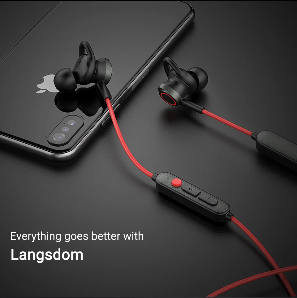 Langsdom L80 беспроводные наушники Bluetooth 3 EQ Звуковые режимы блютуз наушники для телефона IPX6 водонепроницаемые спортивные наушники беспроводные