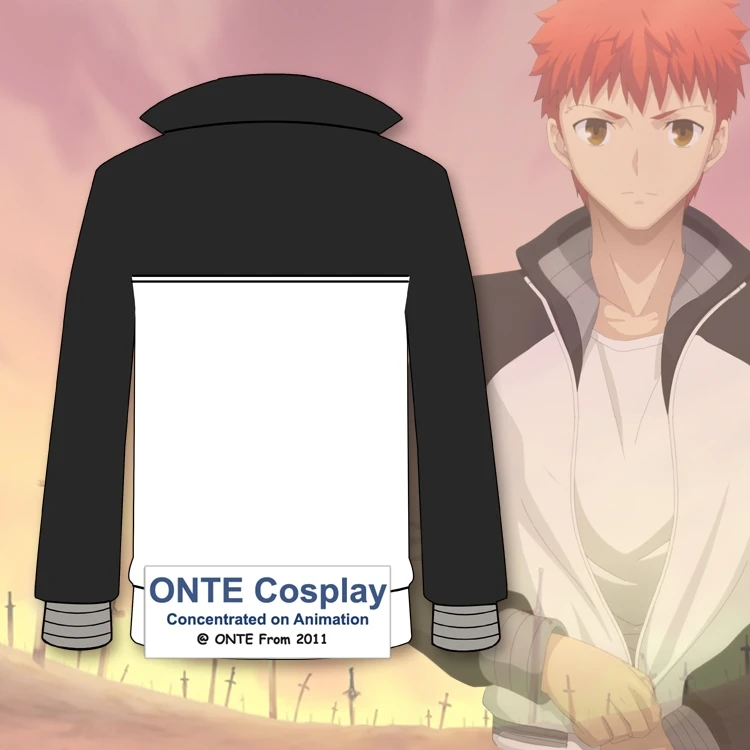 Модный костюм для косплея ONTE с аниме fate stay night куртка Shirou Emiya флисовое пальто