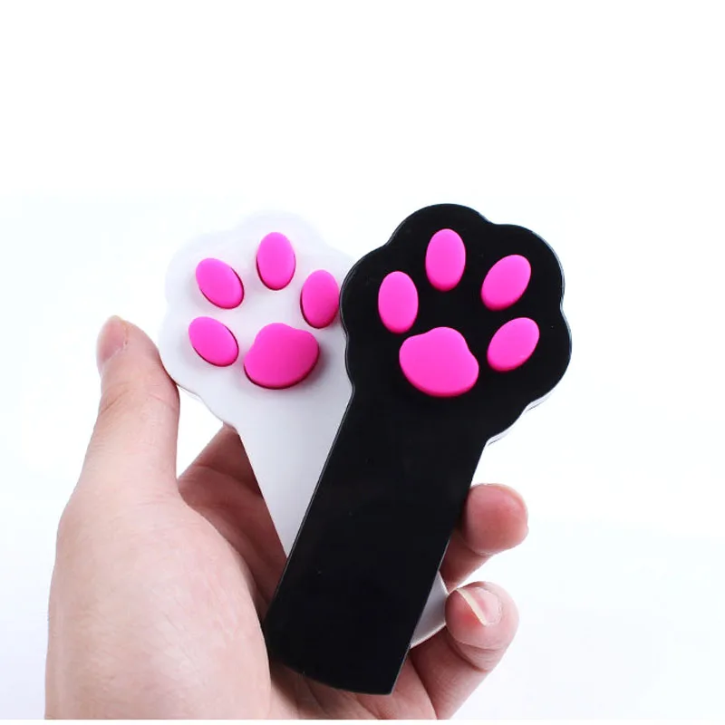 Интерактивная светодиодная указка в виде лапы кота игрушка-Охотник для