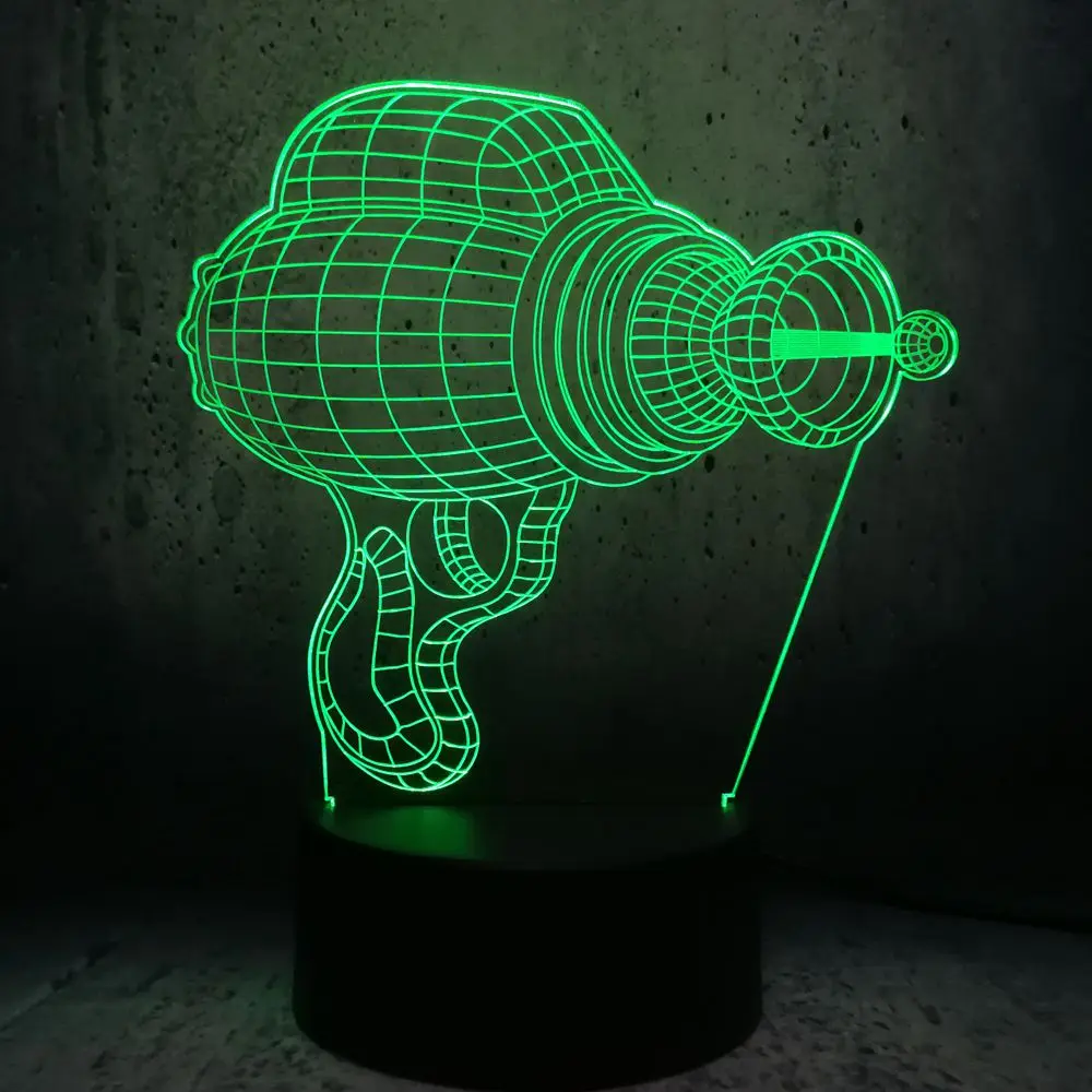 Электрическая дрель Форма 3D светодиодный светильник творческий ночные