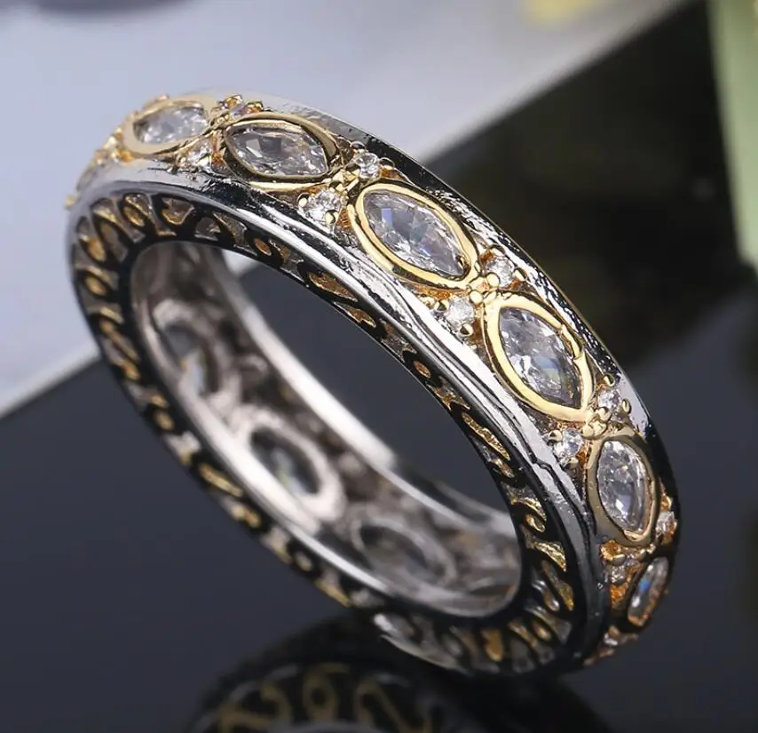 Женское кольцо из серебра 2018 пробы с фианитом|wedding band|women wedding bandsterling silver filled |