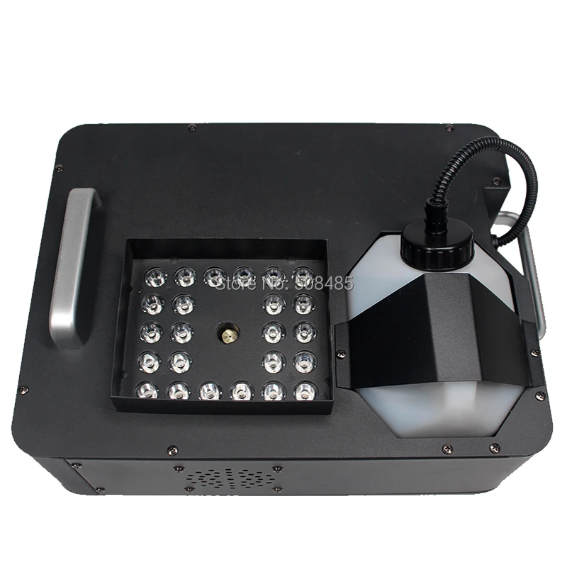 1500 Вт 3-в-1 противотуманная машина DMX512 дымовая с RGB-светодиодом профессиональная