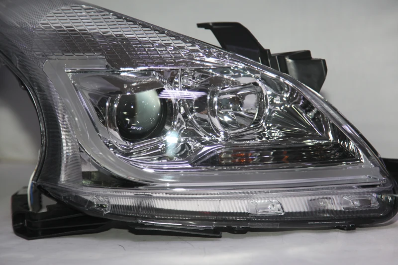 Автомобильный Стайлинг для Toyota Avanza светодиодный головной фары 2012 2013 хромированный корпус с ксеноновыми дневными ходовыми огнями