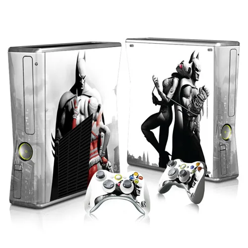 YS-XBOX360 Slim 2132 Бэтмен Джокер и Супермен кожи наклейка для Xbox 360 Slim консоль и контроллеры Скины стикеры s для Xbox360 тонкий винил - Цвет: YS-XBOX360 Slim 2132