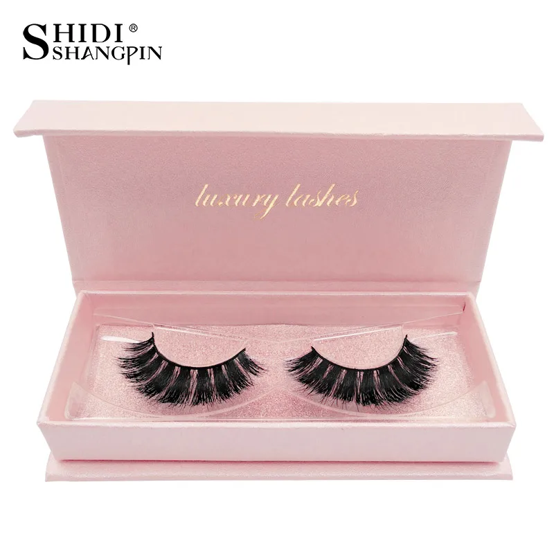 SHIDISHANGPIN Wholesale 20 Pairs Mink Eyelashes Natural Long Makeup Thick Long 3d Mink Lashes Full Strip Lashes False Eyelashes