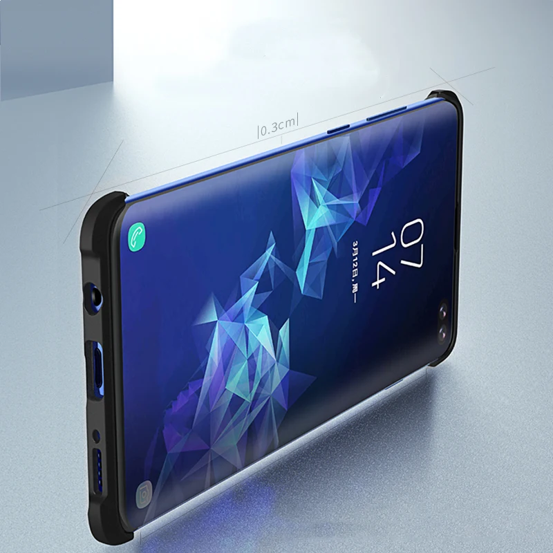 Чехол для Samsung Galaxy S10 / Plus/S10e противоударный Матовый Акриловый чехол накладка S 10 e +