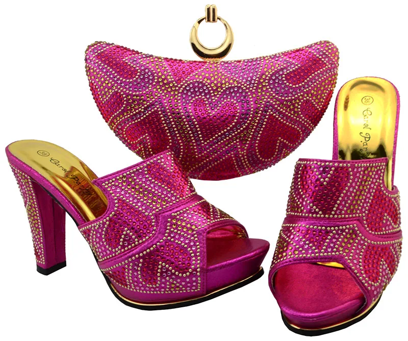 Новый дизайн высокого качества Итальянская обувь и сумки установить оптовая