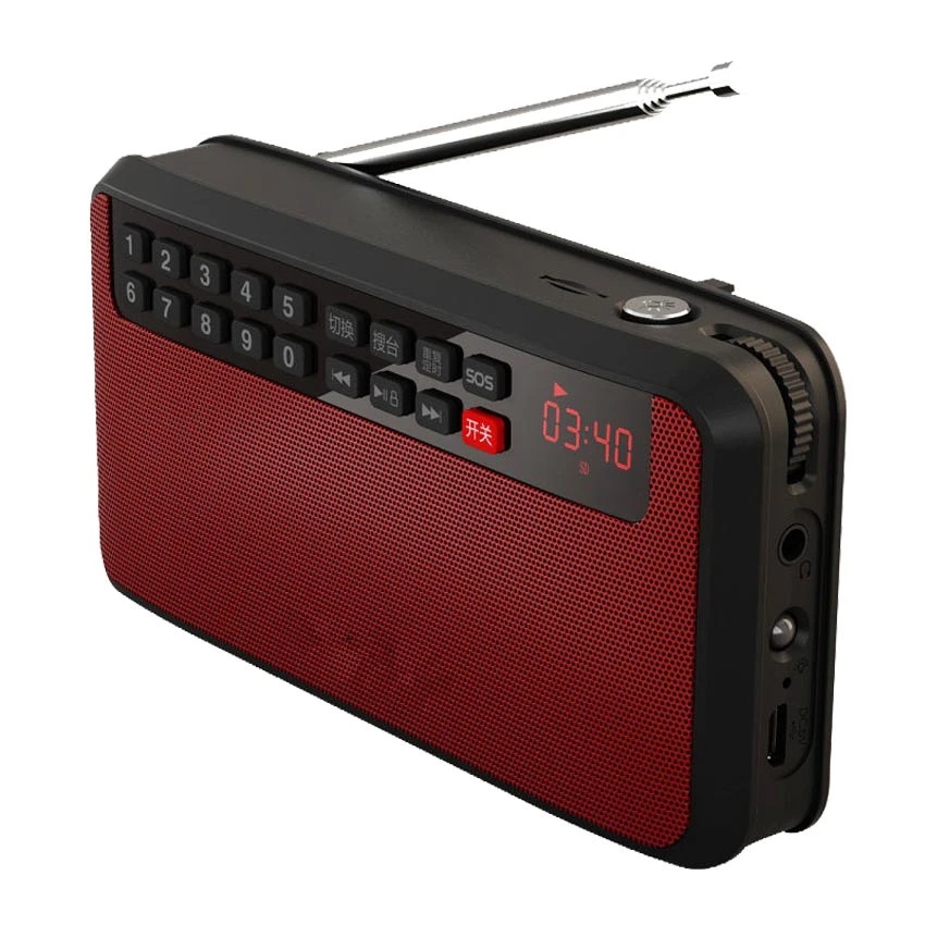 T60 mp3 плеер мини портативные аудио колонки FM радио светодиодный экран поддержка TF
