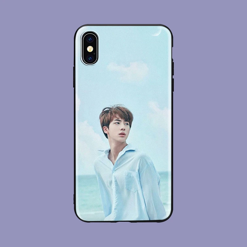 Euphoria Jungkook KPOP MAN мягкий силиконовый черный чехол для телефона для iPhone11 pro 5se 6 6s 7 8 plus X Xs XR max Jimin kim minyun - Цвет: 1058