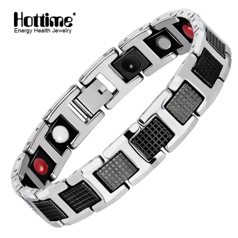 Hottime Grid Здоровый Магнитный браслет для женщин и мужчин силовые терапевтические