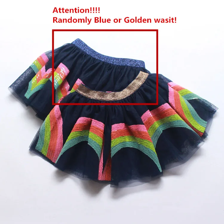 Новинка юбка для маленьких девочек детская с блестками горячая Распродажа