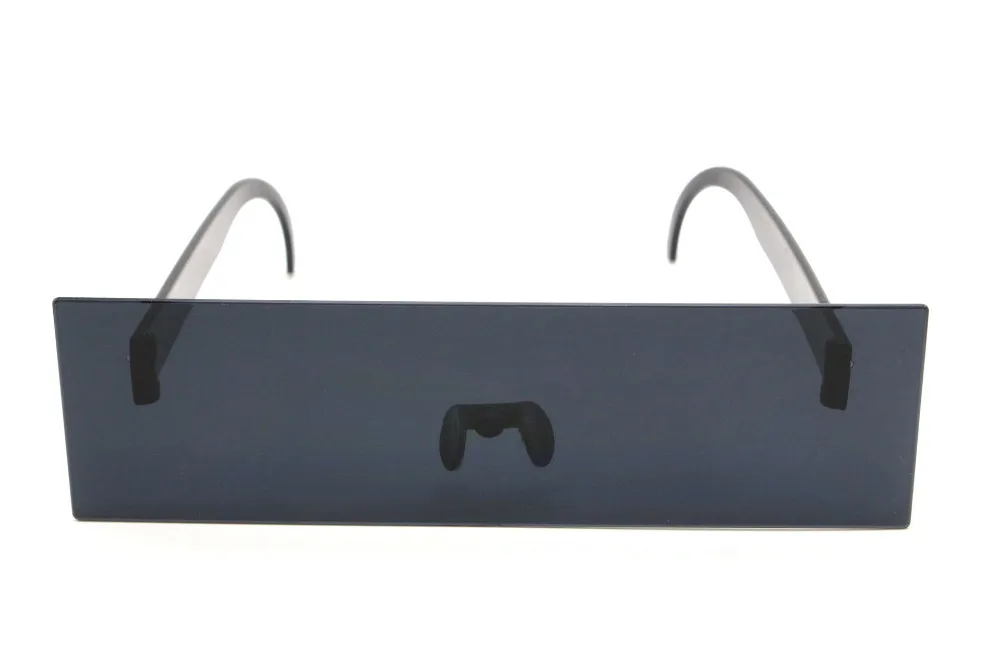 Мужские и женские очки в черной оправе MINCL цельные затемненные солнцезащитные с