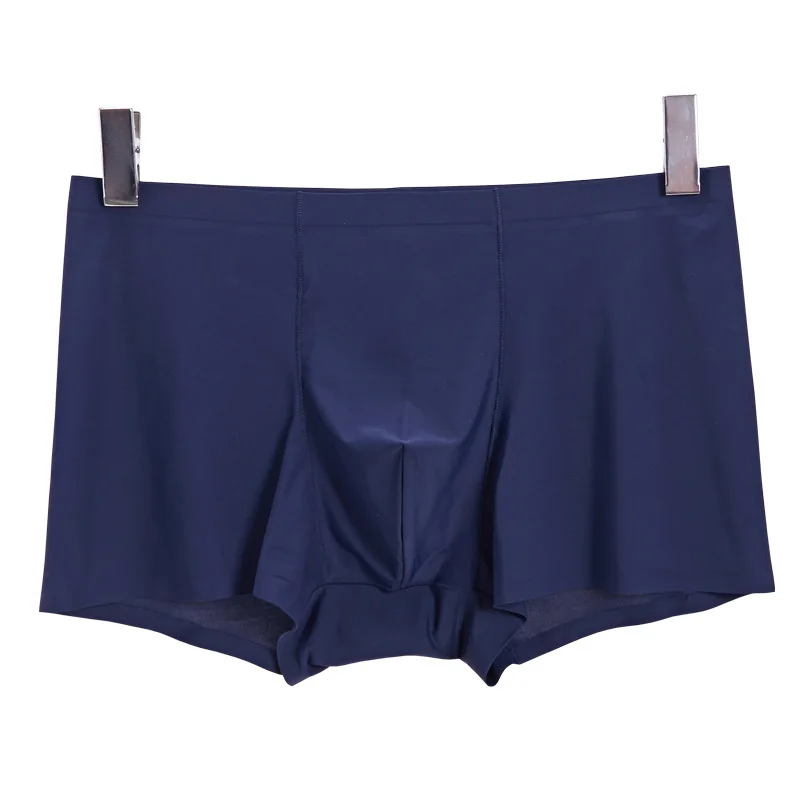 Нейлоновые мужские боксеры антибактериальные нижнее белье из спандекса трусы