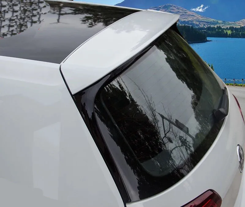 Гольф 7 MK7 Rline фортепиано краска Авто черный спойлер крыло губ для Volkswagen Golf 7 MK7