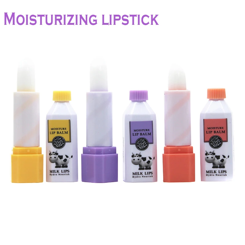 Увлажняющее молочко бальзам для губ губная помада защита милый вкус Уход за