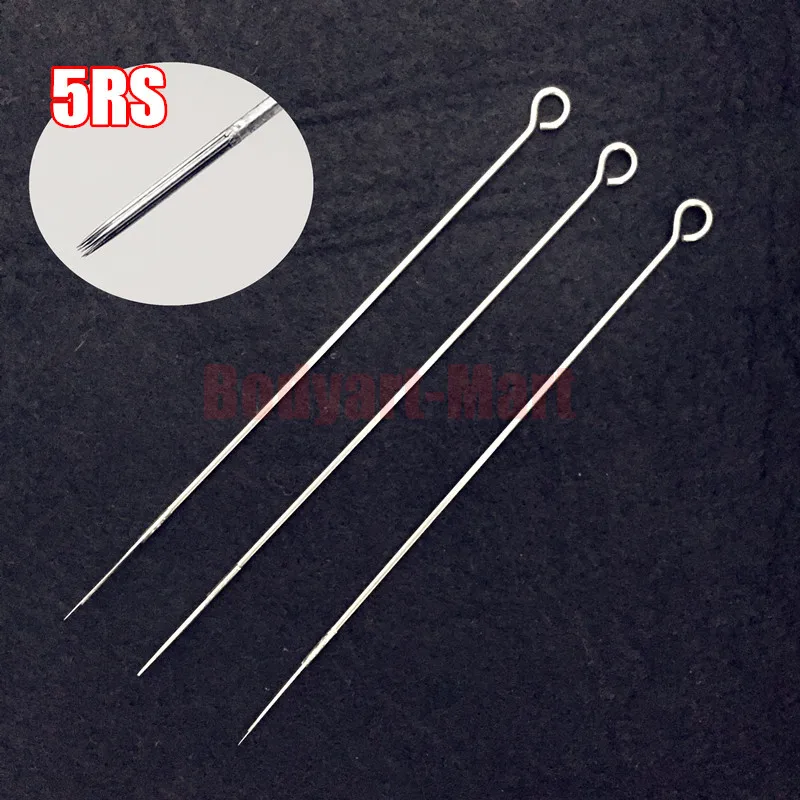 Высокое качество 50 шт 5RS тату круглые шейдеры иглы RS5 стерилизованные для