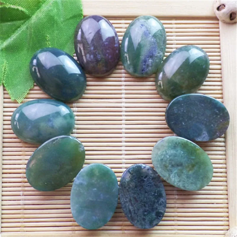 (10 шт./лот) оптовая продажа натуральных индийских агатов овальный кабошон 25x18x8 мм